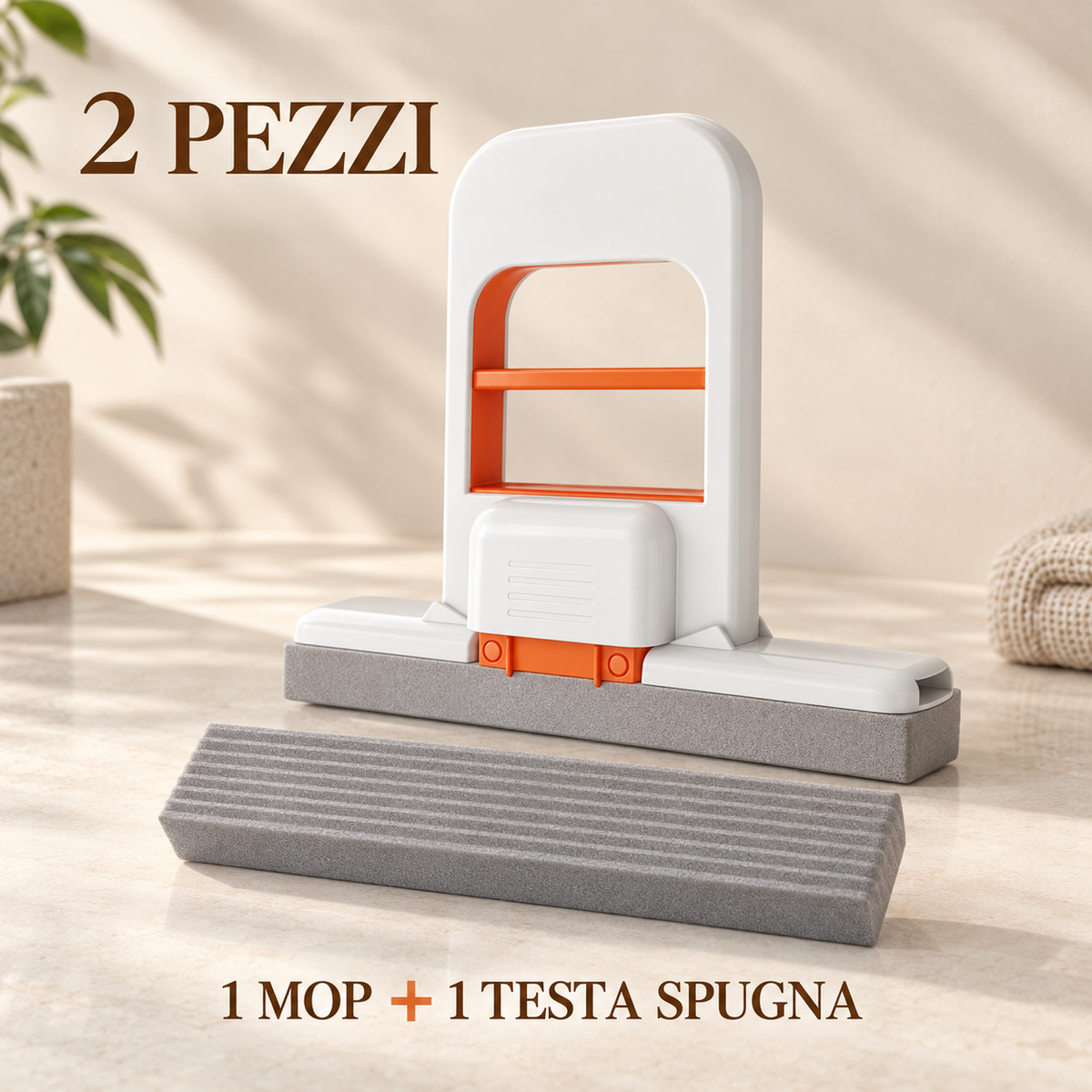 LilyMop™ - Mini Mocio Autostrizzante da Tavolo, per Cucina e Bagno