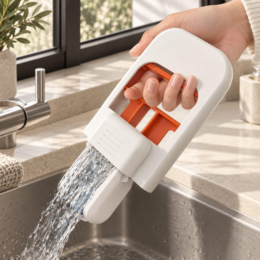 LilyMop™ - Mini Mocio Autostrizzante da Tavolo, per Cucina e Bagno