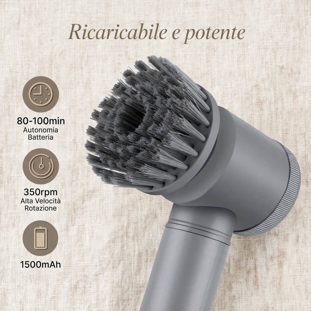 LilyScrub® - Spazzola Elettrica 5 in 1