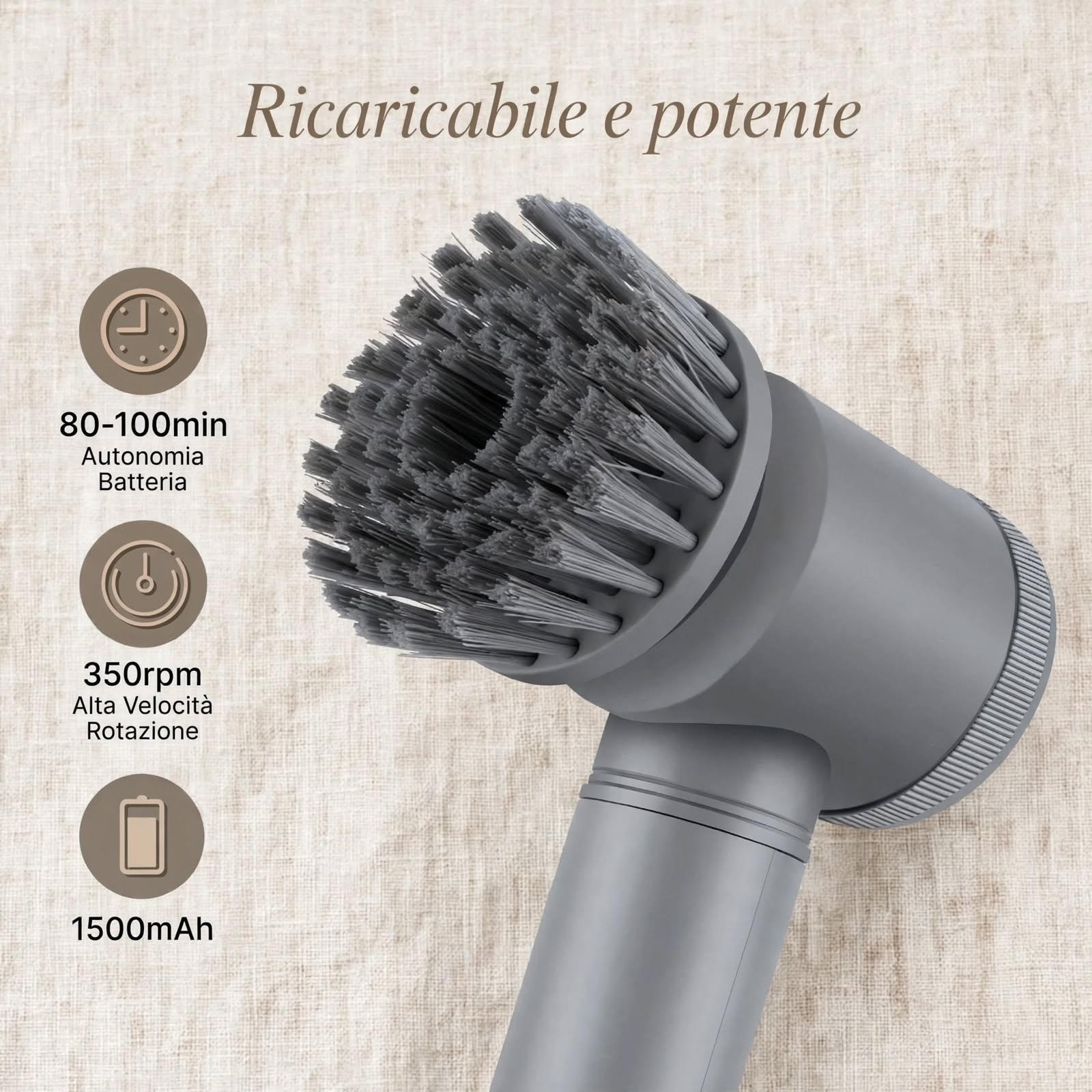LilyScrub® - Spazzola Elettrica 5 in 1
